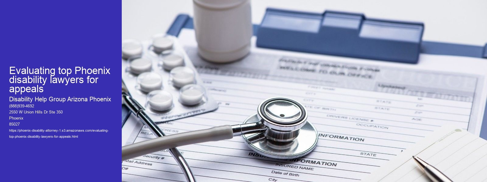 Evaluating top Phoenix disability lawyers for appeals